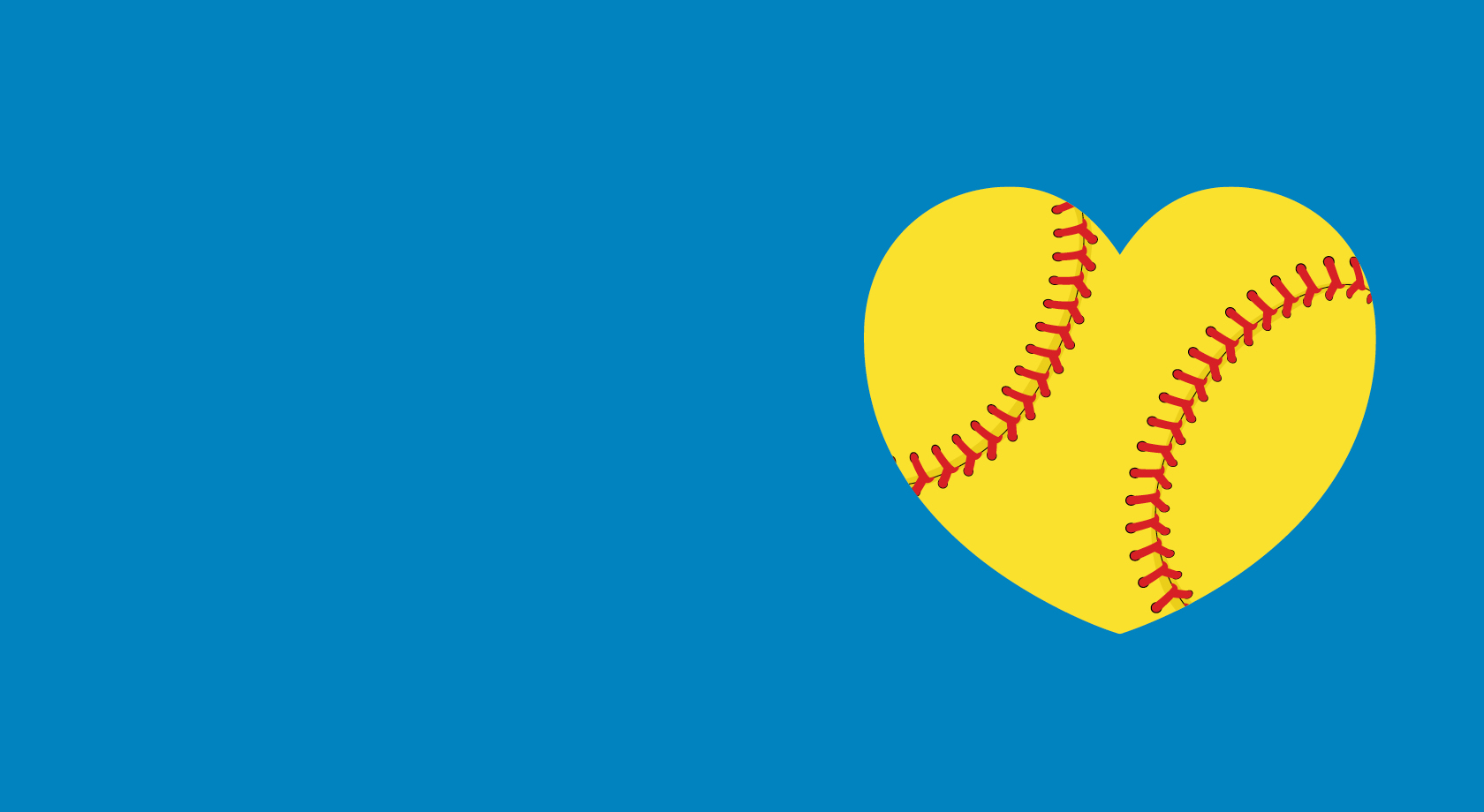 Softball heart