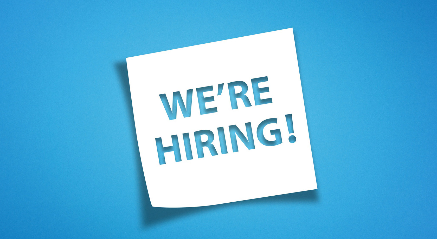 We're Hiring
